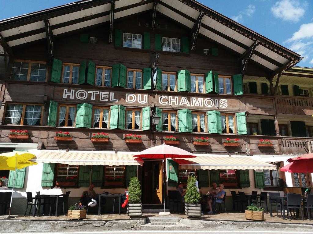 Hotel Du Chamois L'Etivaz Buitenkant foto